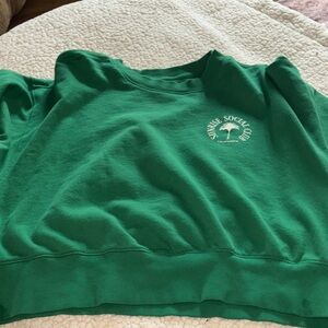 Old Navy Green Terry Sweatshirt-worn once